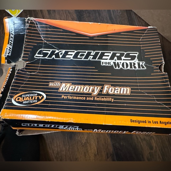 Sketchers Work Women Shoe Air Cooled Memory Foam Comp Toe sz8.5 NWT - Picture 9 of 10